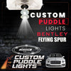 Custom Puddle Lights Custom LED Courtesy Door Projector Puddle Lights for Bentley Flying Spur 2005-2026 Custom Design + 1 Pair 2 Doors