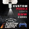 Custom Puddle Lights Custom LED Courtesy Door Projector Puddle Lights for BMW 2 Series 2014-2026 Custom Design + 1 Pair 2 Doors