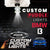 Custom Puddle Lights Custom LED Courtesy Door Projector Puddle Lights for BMW i3 2022-2026 Custom Design + 1 Pair 2 Doors