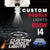 Custom Puddle Lights Custom LED Courtesy Door Projector Puddle Lights for BMW i4 2020-2026 Custom Design + 1 Pair 2 Doors