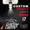 Custom Puddle Lights Custom LED Courtesy Door Projector Puddle Lights for BMW i7 2022-2026 Custom Design + 1 Pair 2 Doors