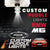 Custom Puddle Lights Custom LED Courtesy Door Projector Puddle Lights for BMW M6 2005-2019 Custom Design + 1 Pair 2 Doors