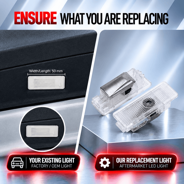 Custom Puddle Lights Custom LED Courtesy Door Projector Puddle Lights for BMW X5 1999-2026