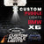 Custom Puddle Lights Custom LED Courtesy Door Projector Puddle Lights for BMW X6 2007-2026 Custom Design + 1 Pair 2 Doors