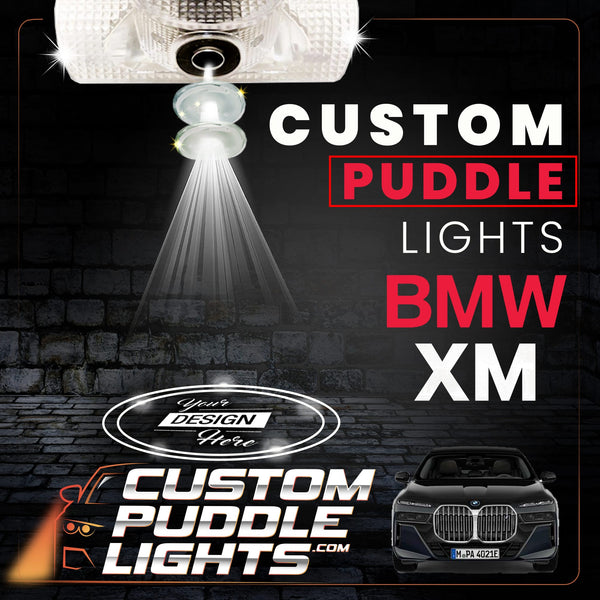 Custom Puddle Lights Custom LED Courtesy Door Projector Puddle Lights for BMW XM 2022-2026 Custom Design + 1 Pair 2 Doors