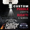 Custom Puddle Lights Custom LED Courtesy Door Projector Puddle Lights for Bugatti 16C Galibier 2009 Custom Design + 1 Pair 2 Doors