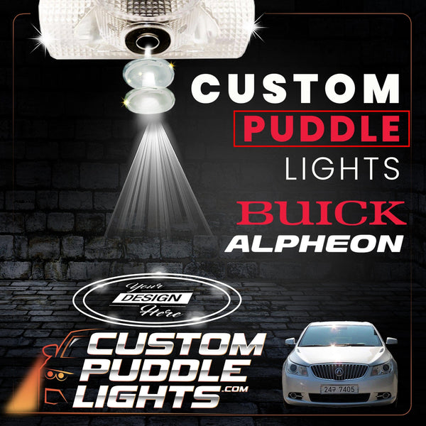 Custom Puddle Lights Custom LED Courtesy Door Projector Puddle Lights for Buick Alpheon (South Korea) 2010-2015 Custom Design + 1 Pair 2 Doors