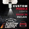 Custom Puddle Lights Custom LED Courtesy Door Projector Puddle Lights for Buick Enclave 2nd Gen (North America) 2018–2021 Custom Design + 1 Pair 2 Doors