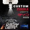 Custom Puddle Lights Custom LED Courtesy Door Projector Puddle Lights for BYD Han 2020-2026 Custom Design + 1 Pair 2 Doors