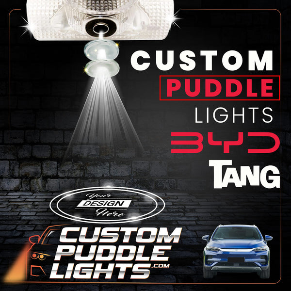 Custom Puddle Lights Custom LED Courtesy Door Projector Puddle Lights for BYD Tang 2021–2024 Custom Design + 1 Pair 2 Doors