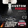 Custom Puddle Lights Custom LED Courtesy Door Projector Puddle Lights for Citroen C2 2003-2009 Custom Design + 1 Pair 2 Doors