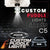 Custom Puddle Lights Custom LED Courtesy Door Projector Puddle Lights for Citroen C5 2001–2017 Custom Design + 1 Pair 2 Doors
