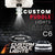 Custom Puddle Lights Custom LED Courtesy Door Projector Puddle Lights for Citroen C6 2005 Custom Design + 1 Pair 2 Doors