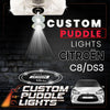 Custom Puddle Lights Custom LED Courtesy Door Projector Puddle Lights for Citroen C8 DS3 2009 Custom Design + 1 Pair 2 Doors
