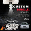 Custom Puddle Lights Custom LED Courtesy Door Projector Puddle Lights for Citroen Saxo 1999-2003 Custom Design + 1 Pair 2 Doors