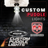 Custom Puddle Lights Custom LED Courtesy Door Projector Puddle Lights for Dodge Custom Design + 1 Set - 2 Doors