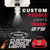 Custom Puddle Lights Custom LED Courtesy Door Projector Puddle Lights for Dodge GTS 2007-2014 Custom Design + 1 Pair 2 Doors