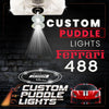 Custom Puddle Lights Custom LED Courtesy Door Projector Puddle Lights for Ferrari 488 2015–2019