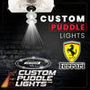 Custom Puddle Lights Custom LED Courtesy Door Projector Puddle Lights for Ferrari Custom Design + 1 Set - 2 Doors