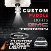 Custom Puddle Lights Custom LED Courtesy Door Projector Puddle Lights for GMC Terrain 2010-2026 Custom Design + 1 Pair 2 Doors