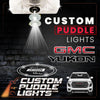 Custom Puddle Lights Custom LED Courtesy Door Projector Puddle Lights for GMC Yukon/Yukon XL 2021-2026 Custom Design + 1 Pair 2 Doors