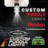 Custom Puddle Lights Custom LED Courtesy Door Projector Puddle Lights for Holden Commodore 2018–2020 Custom Design + 1 Pair 2 Doors
