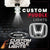 Custom Puddle Lights Custom LED Courtesy Door Projector Puddle Lights for Honda Custom Design + 1 Set - 2 Doors