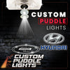 Custom Puddle Lights Custom LED Courtesy Door Projector Puddle Lights for Hyundai Custom Design + 1 Set - 2 Doors