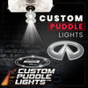 Custom Puddle Lights Custom LED Courtesy Door Projector Puddle Lights for Infiniti Custom Design + 1 Set - 2 Doors