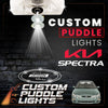Custom Puddle Lights Custom LED Courtesy Door Projector Puddle Lights for KIA Spectra 2004–2009 Custom Design + 1 Pair 2 Doors