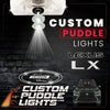 Custom Puddle Lights Custom LED Courtesy Door Projector Puddle Lights for Lexus LX 2007-2026 Custom Design + 1 Pair 2 Doors