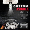 Custom Puddle Lights Custom LED Courtesy Door Projector Puddle Lights for Lexus RX 2009-2026 Custom Design + 1 Pair 2 Doors