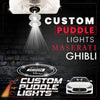 Custom Puddle Lights Custom LED Courtesy Door Projector Puddle Lights for Maserati Ghibli 2014-2024 Custom Design + 1 Pair 2 Doors