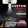 Custom Puddle Lights Custom LED Courtesy Door Projector Puddle Lights for Mazda Atenza 2002–2012 Custom Design + 1 Pair 2 Doors