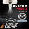 Custom Puddle Lights Custom LED Courtesy Door Projector Puddle Lights for Mazda Custom Design + 1 Set - 2 Doors