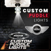 Custom Puddle Lights Custom LED Courtesy Door Projector Puddle Lights for Mini Cooper Custom Design + 1 Set - 2 Doors