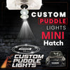 Custom Puddle Lights Custom LED Courtesy Door Projector Puddle Lights for Mini Hatch 2001–2024 Custom Design + 1 Pair 2 Doors