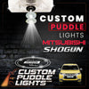 Custom Puddle Lights Custom LED Courtesy Door Projector Puddle Lights for Mitsubishi Shogun 2006–2022 Custom Design + 1 Pair 2 Doors
