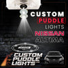 Custom Puddle Lights Custom LED Courtesy Door Projector Puddle Lights for Nissan Altima 2002-2026 Custom Design + 1 Pair 2 Doors
