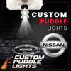 Custom Puddle Lights Custom LED Courtesy Door Projector Puddle Lights for Nissan Custom Design + 1 Set - 2 Doors