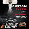 Custom Puddle Lights Custom LED Courtesy Door Projector Puddle Lights for Nissan Murano 2003–2014 Custom Design + 1 Pair 2 Doors