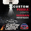 Custom Puddle Lights Custom LED Courtesy Door Projector Puddle Lights for Nissan Pathfinder 2013–2026 Custom Design + 1 Pair 2 Doors