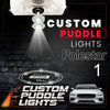 Custom Puddle Lights Custom LED Courtesy Door Projector Puddle Lights for Polestar 12019–2022 Custom Design + 1 Pair 2 Doors