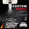 Custom Puddle Lights Custom LED Courtesy Door Projector Puddle Lights for Polestar 2 2020–2025 Custom Design + 1 Pair 2 Doors