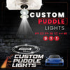 Custom Puddle Lights Custom LED Courtesy Door Projector Puddle Lights for Porsche 991 2013-2020 Custom Design + 1 Pair 2 Doors
