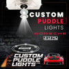 Custom Puddle Lights Custom LED Courtesy Door Projector Puddle Lights for Porsche 992 2021-2026 Custom Design + 1 Pair 2 Doors