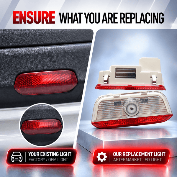 Custom Puddle Lights Custom LED Courtesy Door Projector Puddle Lights for Porsche Boxster 1996-2026
