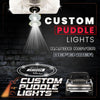 Custom Puddle Lights Custom LED Courtesy Door Projector Puddle Lights for Range Rover Defender 110 2020-2026 Custom Design + 1 Pair 2 Doors