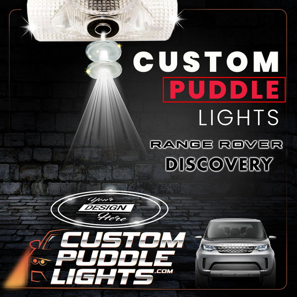 Custom Puddle Lights Custom LED Courtesy Door Projector Puddle Lights for Range Rover Discovery 2004-2026 Custom Design + 1 Pair 2 Doors