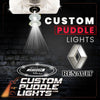 Custom Puddle Lights Custom LED Courtesy Door Projector Puddle Lights for Renault Custom Design + 1 Set - 2 Doors